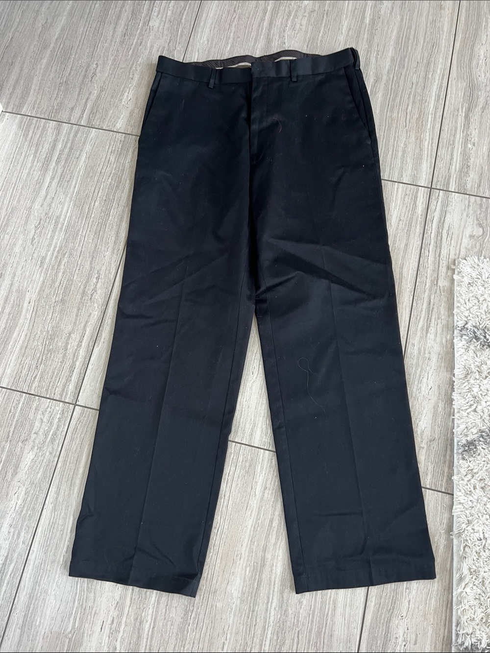 Haggar Black Men's Dress Slacks